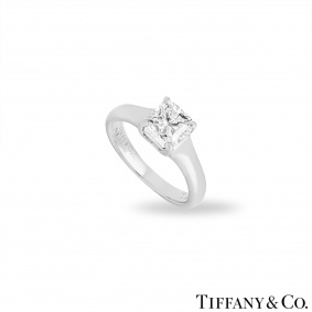 Tiffany & Co. Platinum Diamond Lucida Ring 1.10ct G/VVS1 Tiffany & Co. Platinum Diamond Lucida Ring 1.10ct G/VVS1